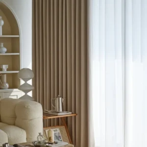 Nordic Herringbone blackout curtains